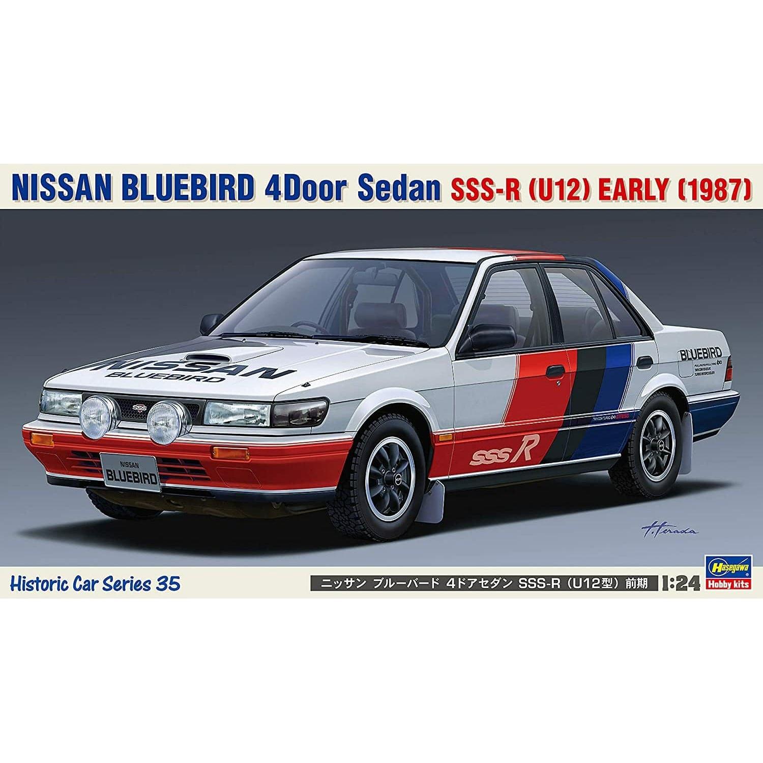 HASEGAWA 1/24 Nissan Bluebird 4Door Sedan SSS-R (U12) Late