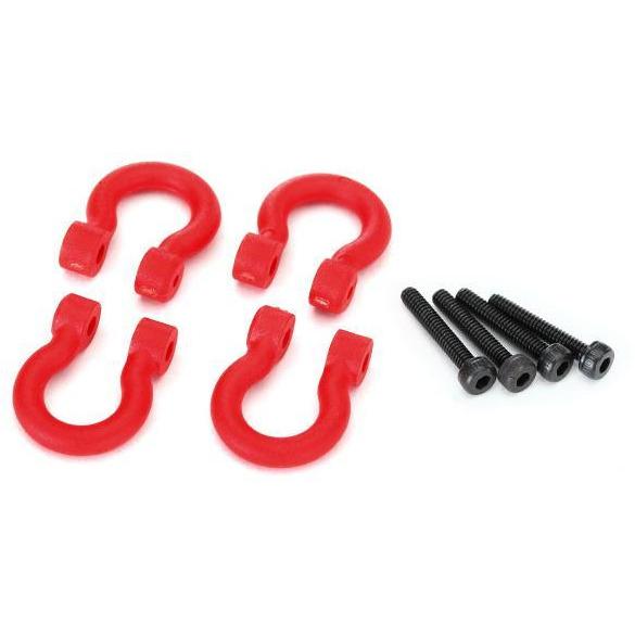 TRAXXAS Bumper D-Rings, Red (Front or Rear) (8234R)