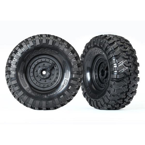 TRAXXAS Tyres & Wheels, Assembled, Glued (8273)