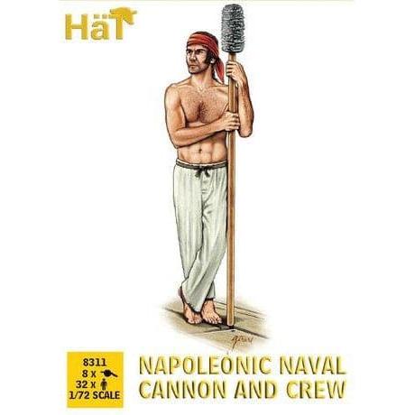 HAT 1/72 Napoleonic Naval Cannon and Crew
