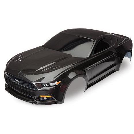 TRAXXAS Body, Mustang, Black (Paint,Decals Applied) (8312X)