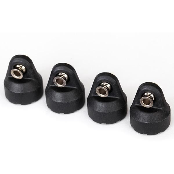 TRAXXAS Shock Caps (Black) (4) Assembled (8361)