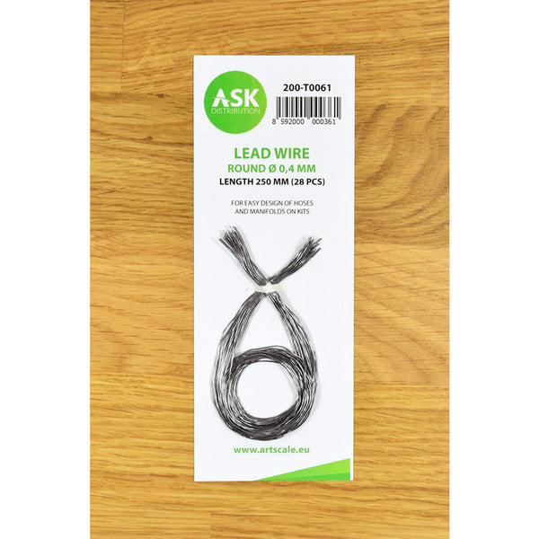 ASK Lead Wire - Round O 0,4 mm x 250 mm (28 pcs)
