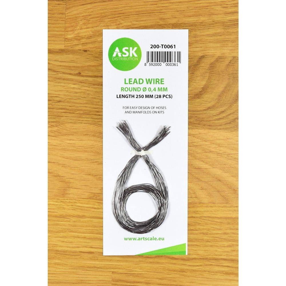 ASK Lead Wire - Round Ø 0,4 mm x 250 mm (28 pcs)