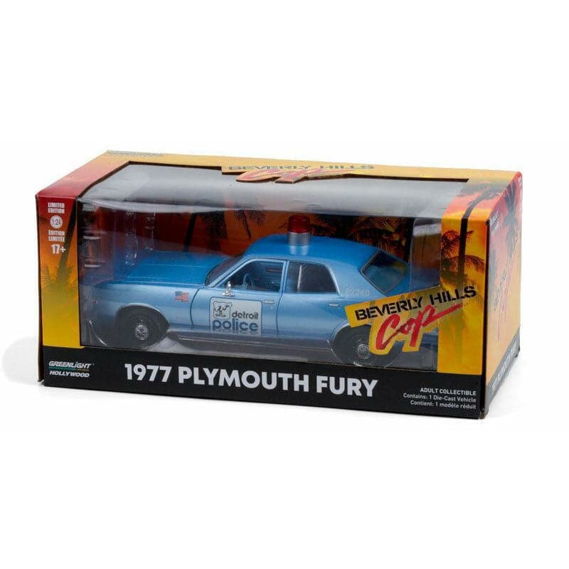 GREENLIGHT 1/24 Beverley Hills Cop 1977 Plymouth Fury Detro