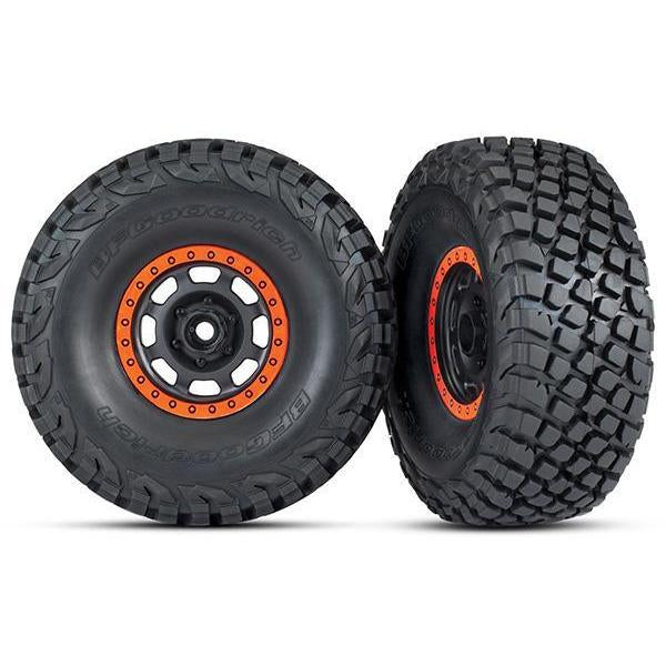 TRAXXAS Tyres & Wheels, Assembled Glued (8472)