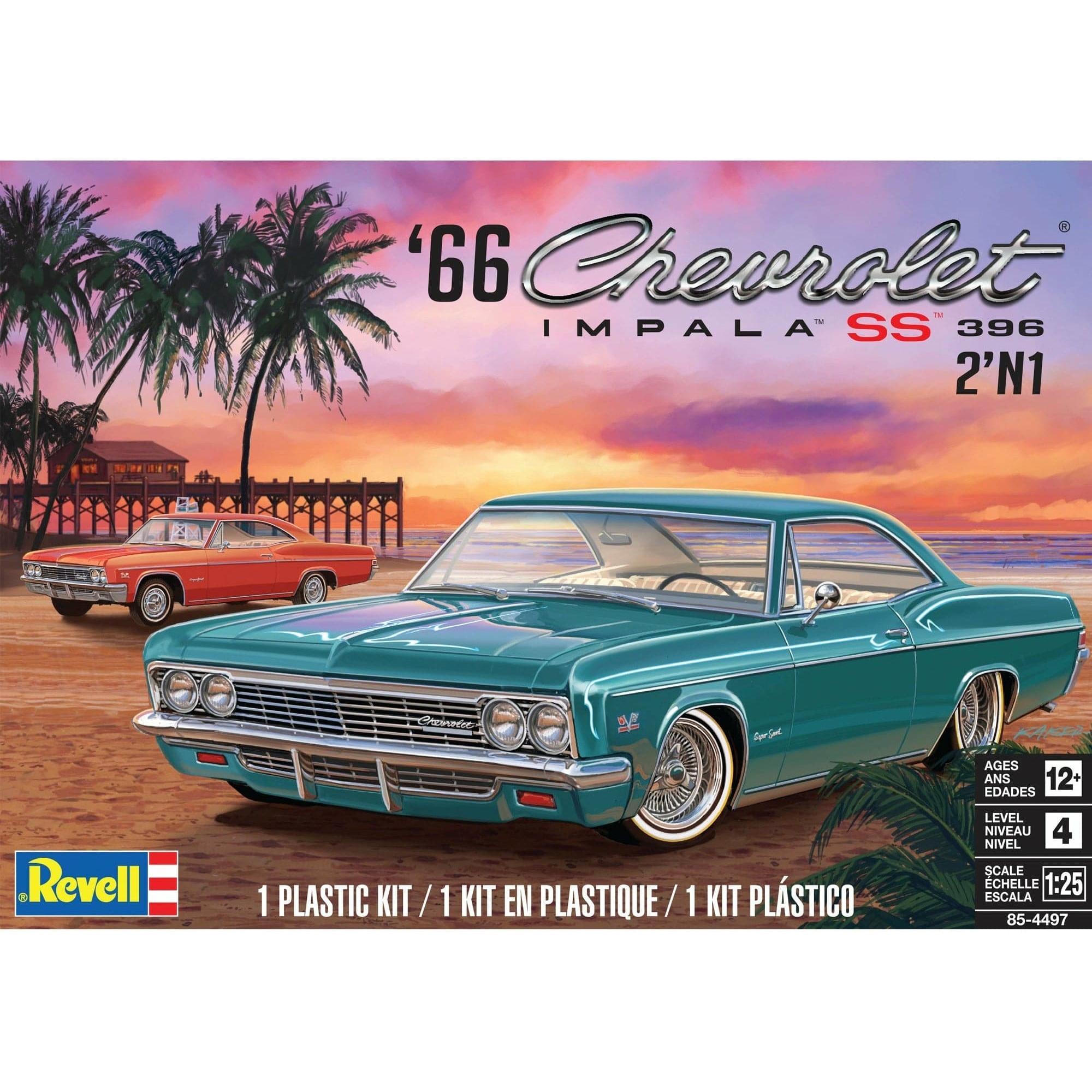 REVELL 1/25 '66 Chevy Impala SS 396 2N1