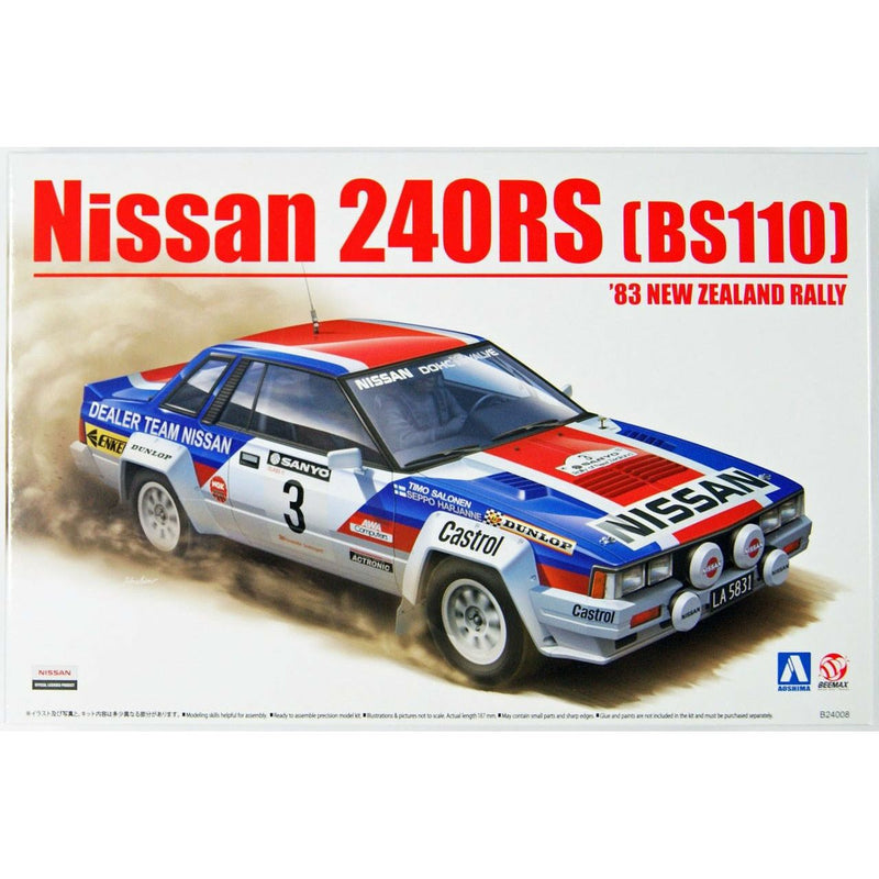 AOSHIMA 1/24 Nissan 204RS '83 New Zealand Rally