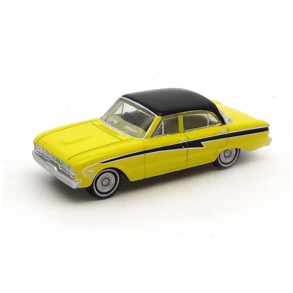 AUSSIE ROAD RAGERS 1/87 1960 XK Falcon Sedan Acacia Yellow with Black Roof