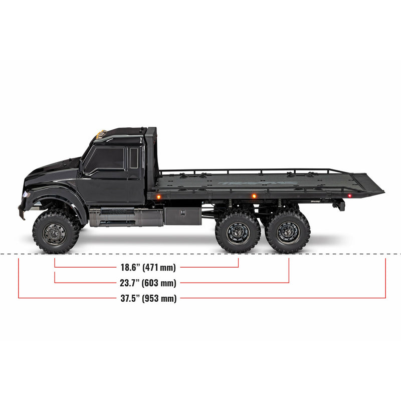 TRAXXAS TRX6 1/10 6WD Electric Flatbed Truck, Ready-To Driv