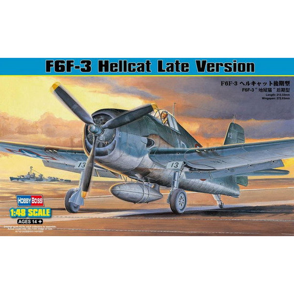 HOBBY BOSS 1/48 F6F-3 Hellcat Late Version