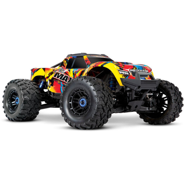 TRAXXAS 1/10 Maxx 4WD Brushless Electric Monster Truck - Solar Flare
