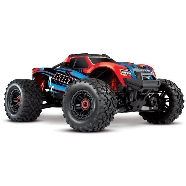 TRAXXAS 1/10 Maxx 4WD Brushless Electric Monster Truck - Red