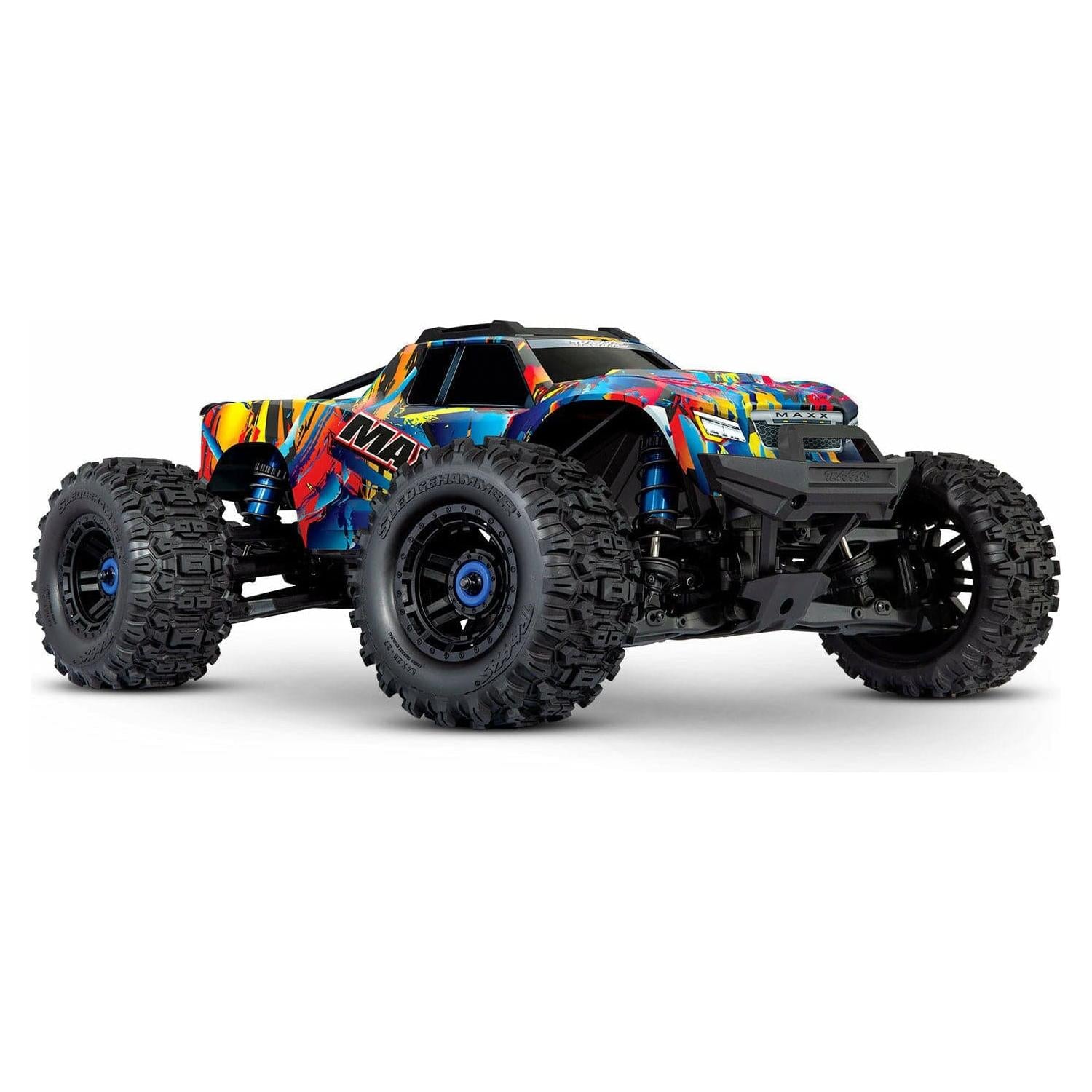 TRAXXAS 1/10 Maxx 4WD Brushless Electric Monster Truck with WideMaxx - Rock 'n Roll