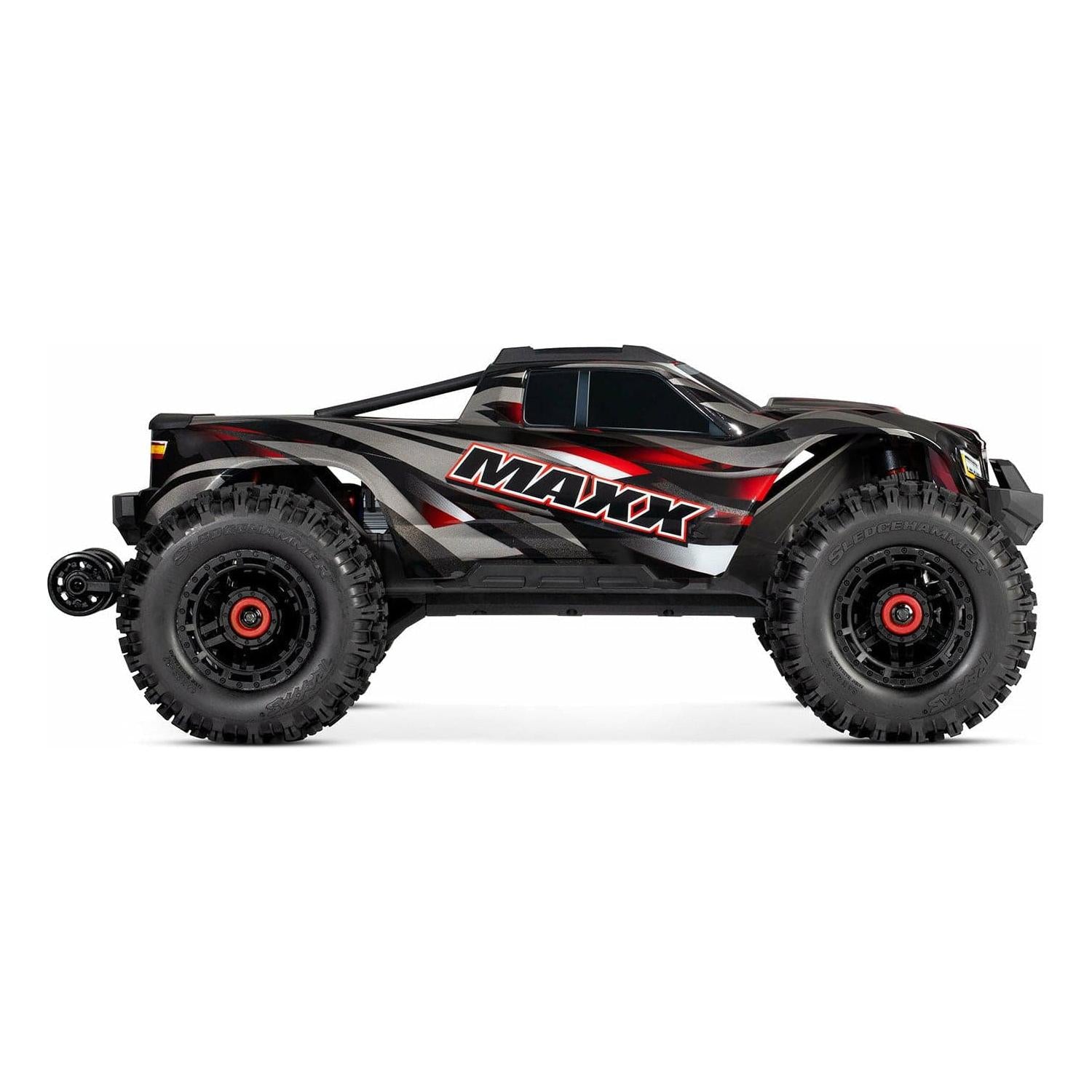 TRAXXAS 1/10 Maxx 4WD Brushless Electric Monster Truck with WideMaxx Red