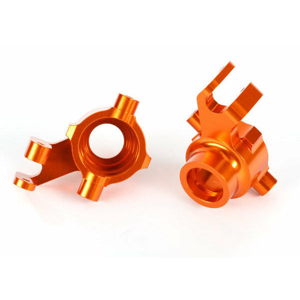 TRAXXAS Aluminum Steering Blocks (Orange) (8937A)