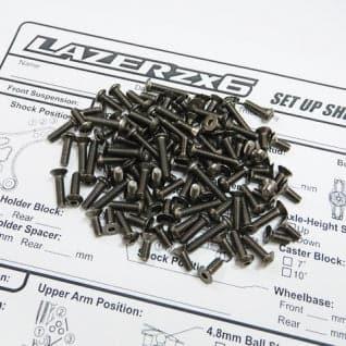 HIRO SEIKO Lazer ZX6 Titanium Hex Socket Screw Set (118)