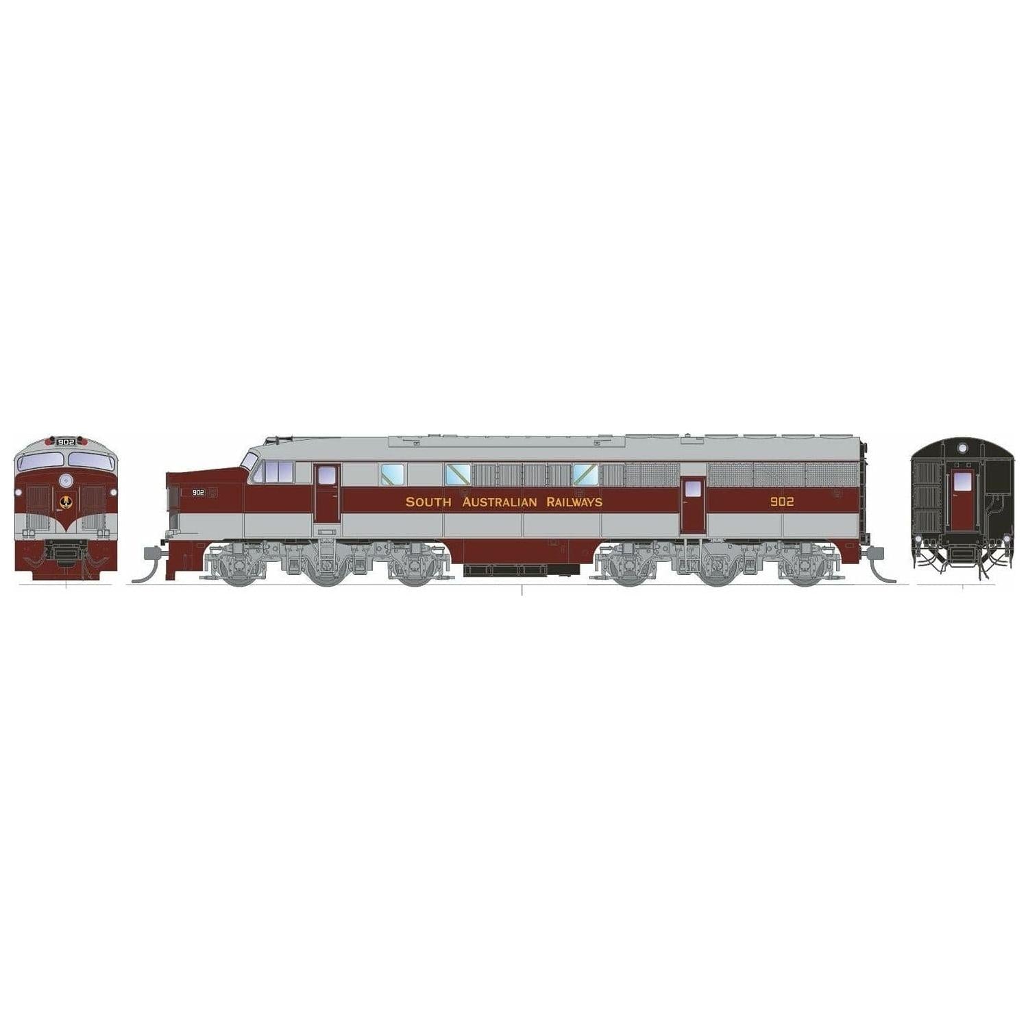 SDS MODELS HO 900 Class Locomotive #902 SAR 1950s DCC Sound