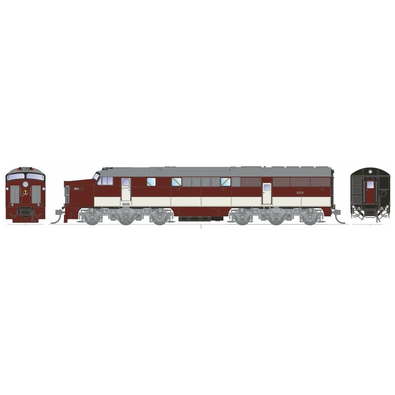 SDS MODELS HO 900 Class Locomotive #904 SAR 1960 - DCC Sound