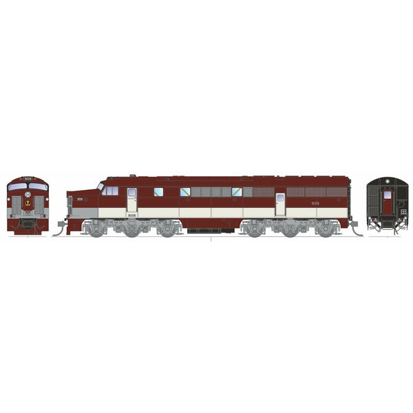 SDS MODELS HO 900 Class Locomotive #909 SAR 1967 - DCC Sound