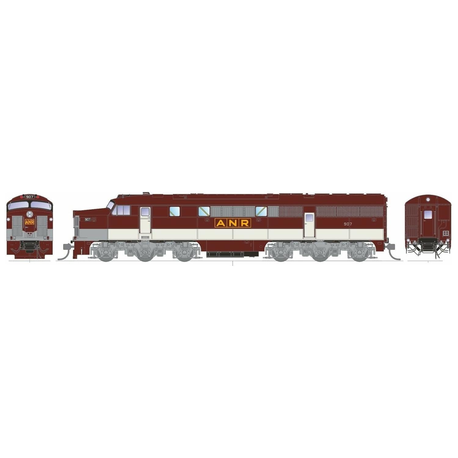 SDS MODELS HO 900 Class Locomotive #907 ANR 1978 - DCC Sound