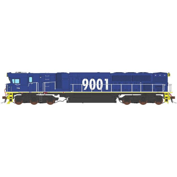 AUSCISION HO NSW 90 Class 9001 Freight Rail - Blue/Yellow/White As Delivered (Ernest Henry)