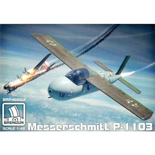 BRENGUN 1/48 Messerschmitt Me P-1103 German Rocket Powered Fighter