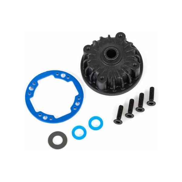 TRAXXAS Housing, Centre Differential/X-Ring Gaskets (2) (90