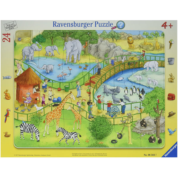 RAVENSBURGER Fun at the Zoo Puzzle 24pce