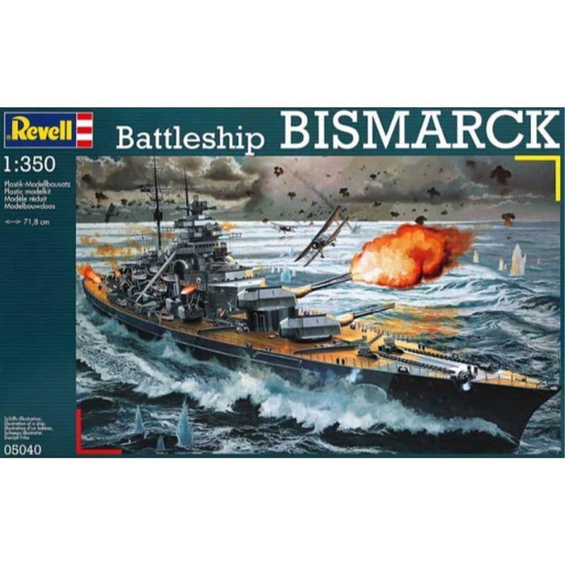 Revell BATTLESHIP BISMARCK 1:350 - Hearns Hobbies Melbourne - REVELL KITS