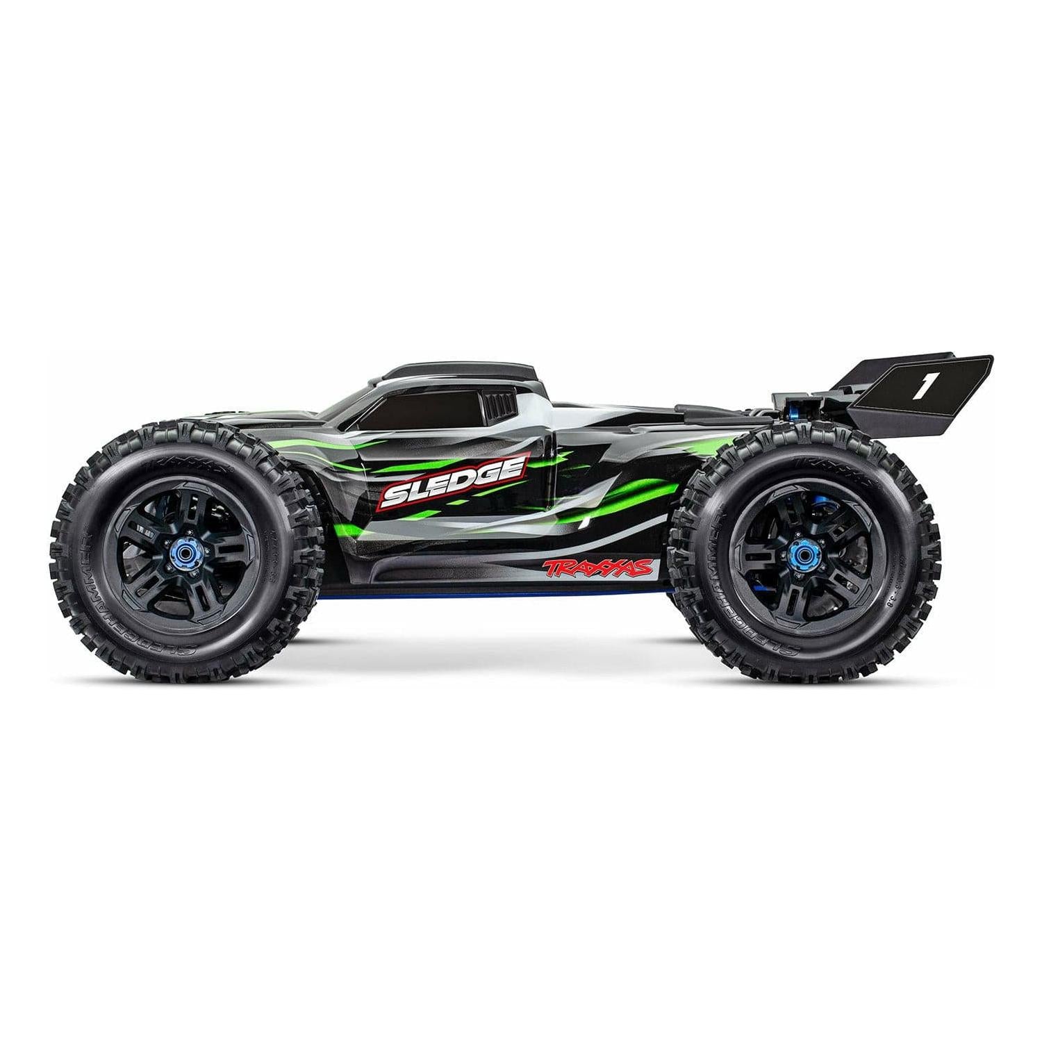 TRAXXAS Sledge Belted 1/8 Scale 4WD Brushless Electric Monster Truck - Green