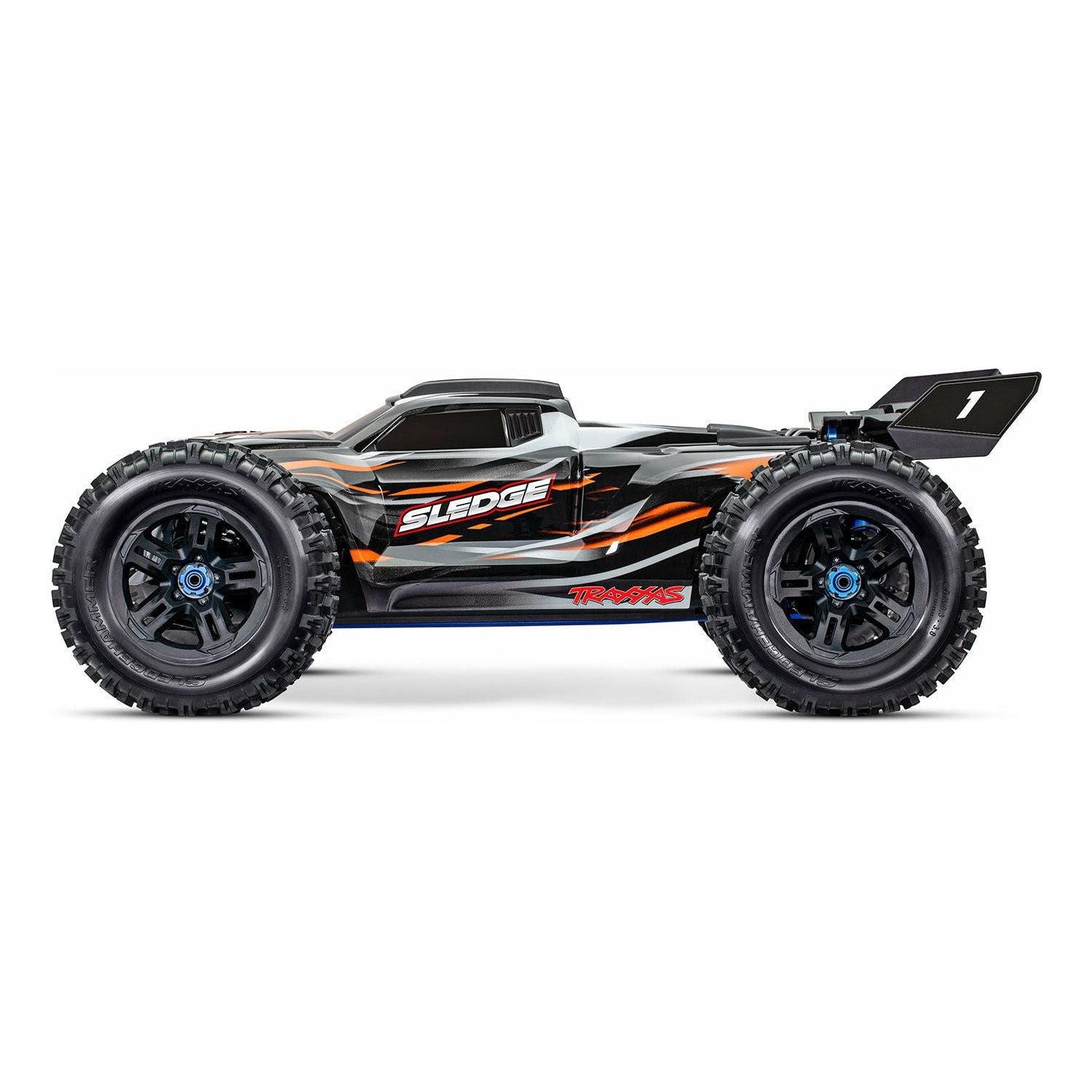 TRAXXAS Sledge Belted 1/8 Scale 4WD Brushless Electric Monster Truck - Orange