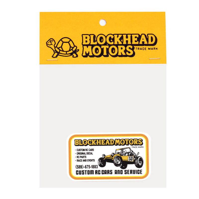 BLOCKHEAD MOTORS BH Buggy Mini Sticker