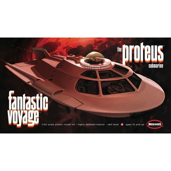 MOEBIUS 1/32 Fantastic Voyage Proteus Submarine