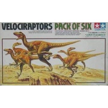 TAMIYA 1/35 Velociraptors Pack of Six