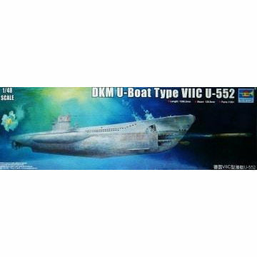 TRUMPETER 06801 1/48 DKM U-Boat Type VIIC U-552