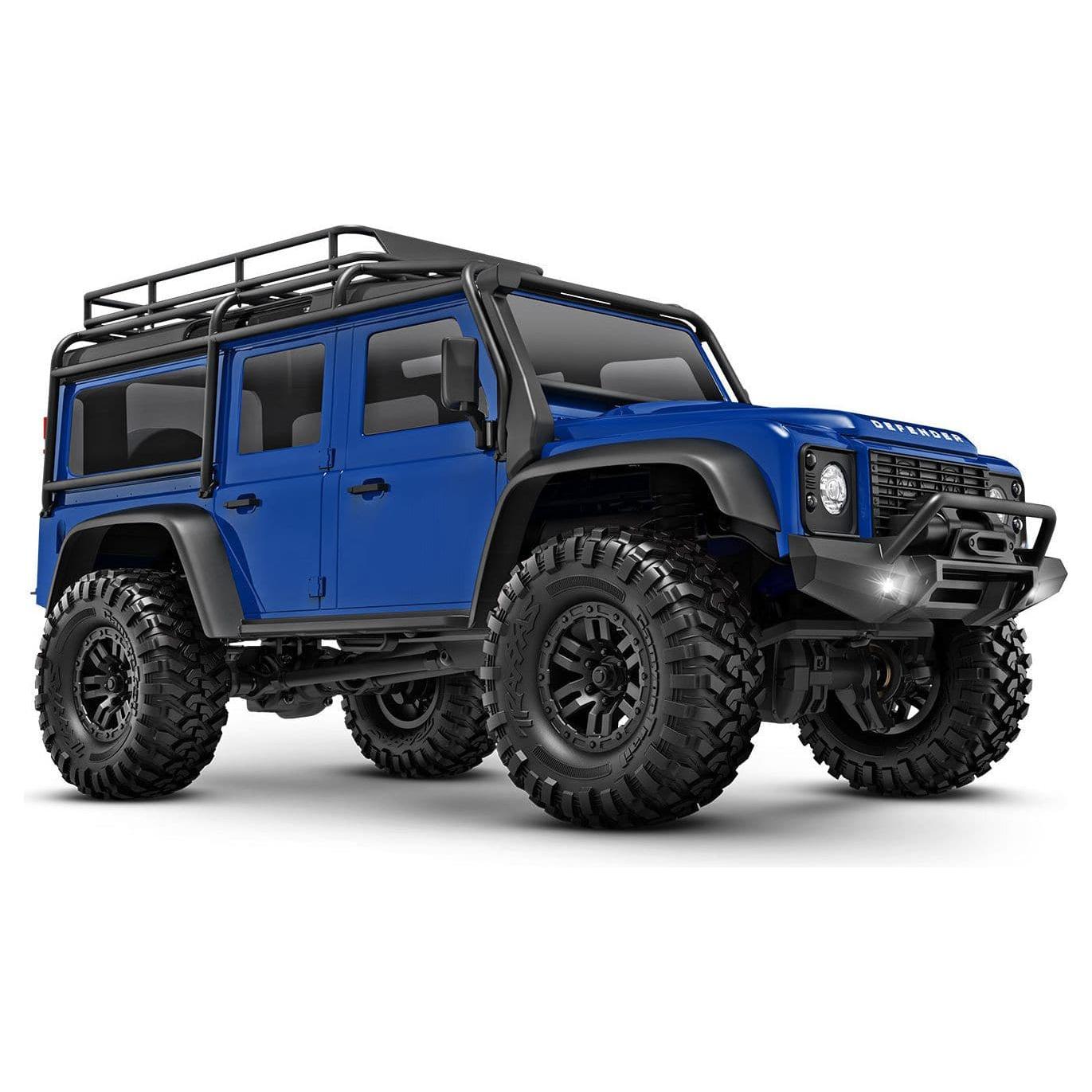 TRAXXAS 1/18 TRX-4M Land Rover Defender Scale and Trail Crawler Blue