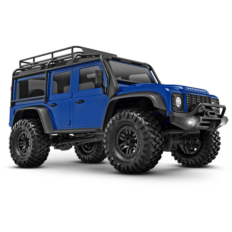 TRAXXAS 1/18 TRX-4M Land Rover Defender Scale and Trail Crawler Blue