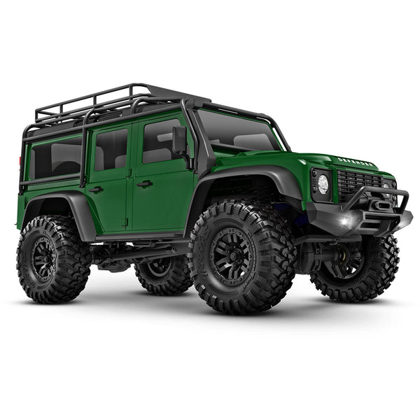 TRAXXAS 1/18 TRX-4M Land Rover Defender Scale and Trail Crawler Green