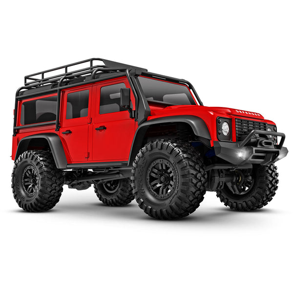 TRAXXAS 1/18 TRX-4M Land Rover Defender Scale and Trail Crawler Red