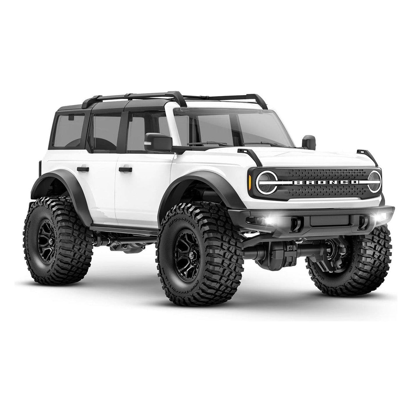 TRAXXAS 1/18 TRX-4M Ford Bronco Scale and Trail Crawler White