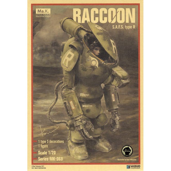 WAVE 1/20  S.A.F.S. Type R Raccoon Maschinen Krieger MA.K