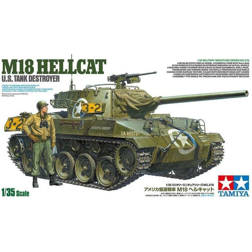 TAMIYA 1/35 U.S. Tank Destroyer M18 Hellcat