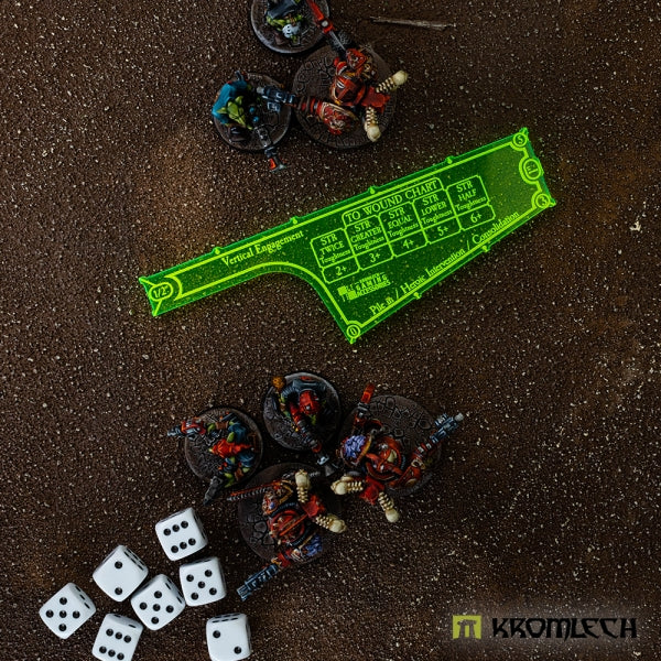 KROMLECH 9th Edition 5" Combat Gauge - Fight Phase - Green