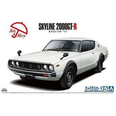 AOSHIMA 1/24 Nissan KPGC110 Skyline HT2000 GT-R 73