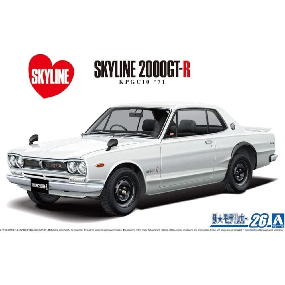 AOSHIMA 1/24 Nissan KPG10 Skyline HT2000GT-R '71