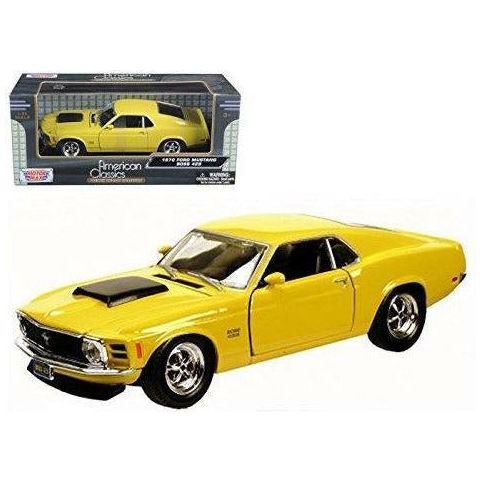 MOTORMAX 1/24 1970 Ford Mustang Boss 429 Yellow (American Classics)