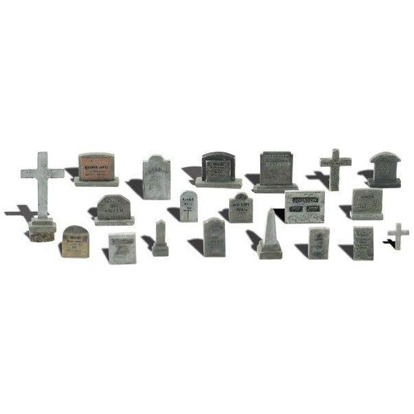 WOODLAND SCENICS HO Tombstones