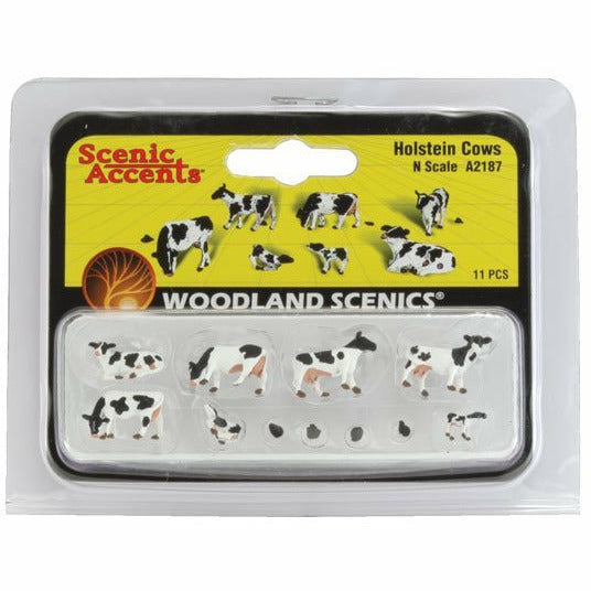 WOODLAND SCENICS N Holstein Cows