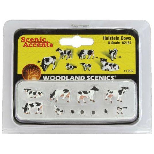 WOODLAND SCENICS N Holstein Cows